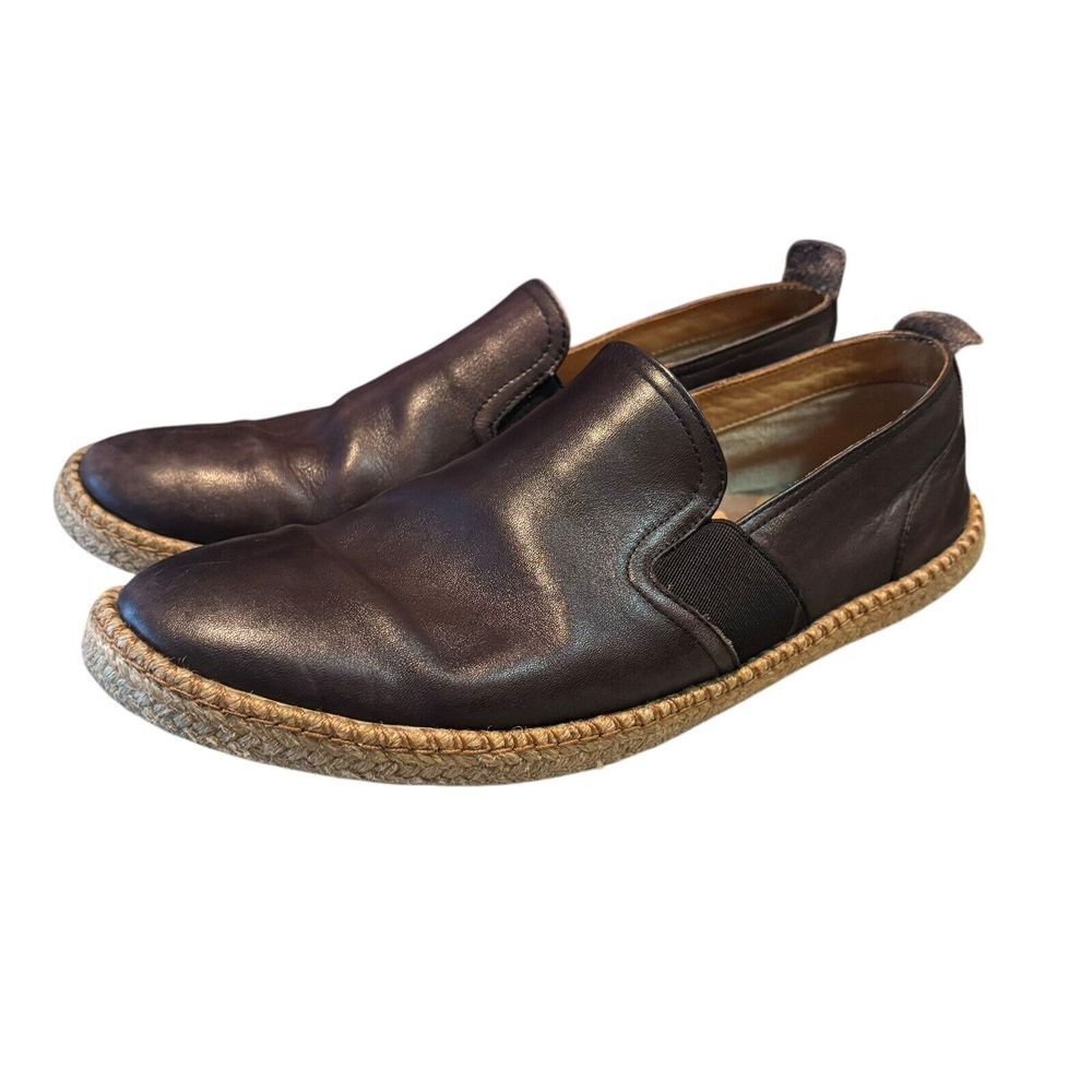 Warfield & Grand Men's Leather Black Slip-on Cabana Loafer Size‎ 10 167721